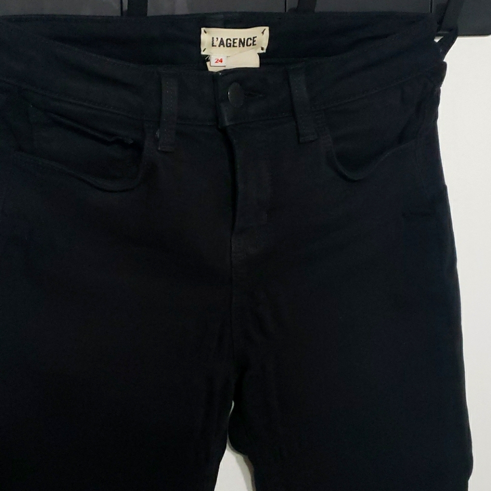 L'AGENCE Black skinny jeans